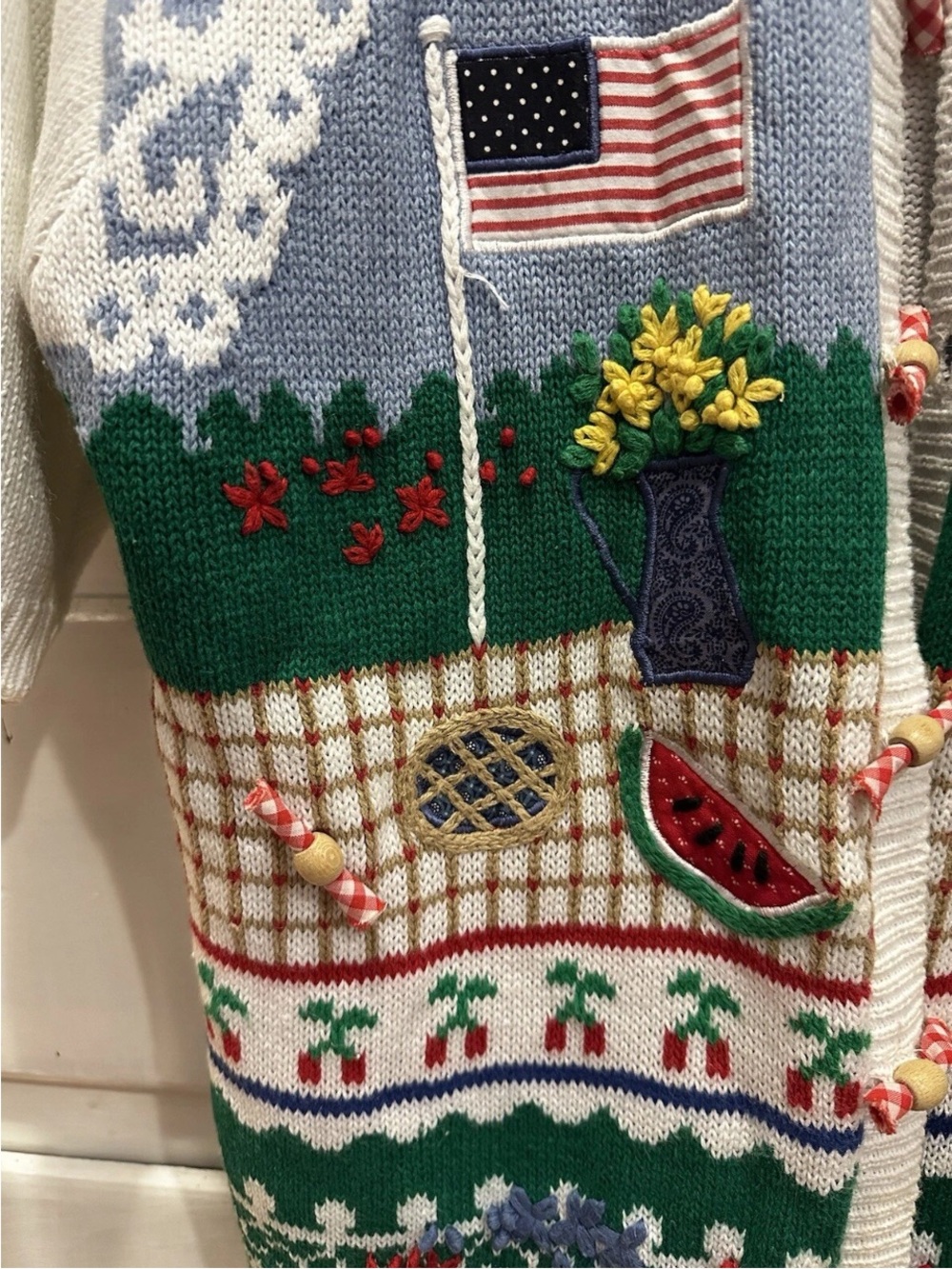 Vtg Susan Bristol Short Sleeved Summer Sweater Lots Of Detail
S/M - Picture 3 of 6